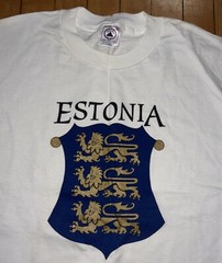 Vtg 90’s Screen Print Estonia Tshirt XL