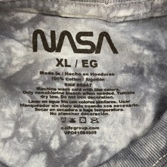 Nasa Shirt Mens xl gray tye dye astronaut outerspace graphic space suit ship