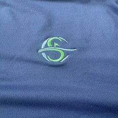 Peter Millar Men’s Medium Performance Long Sleeve Custom “S” Monogram Club Logo