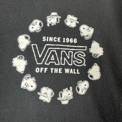 Vans x Peanuts T-Shirt Men’s L Black Long Sleeve Cotton Snoopy Snoopy’s Brothers