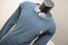 Polo Ralph Lauren Tee Shirt Classic Fit Marled Dark Blue Mens Sz Large