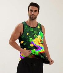 Mens Tank Tops Funny Graphic Summer Sleeveless Tank Top,comfortable, breathable