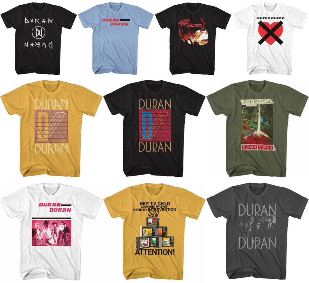 Pre-Sell Duran Duran Music Licensed T-shirt