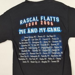 Rascal Flats 2006 Tour Size XS Country Music Rock Tour Band Y2K Retro T Shirt