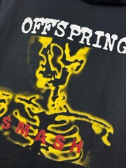 Vintage 90’s Offspring Smash Band Jacket Sleveless Shirt Rare Hooded Size L