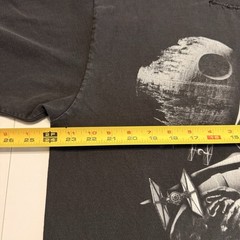 Vintage Y2k Darth Vader T Shirt Mens XL Black AOP Star Wars