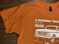 1977 Ford Truck T-shirt ( Texas Longhorns) Size Large – See Description