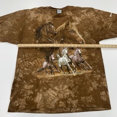 Back To Earth Tie Dye Horses Tee Men’s 2XL