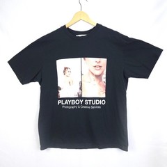 PacSun Playboy Studio T-shirt in Black, Size L (See description)