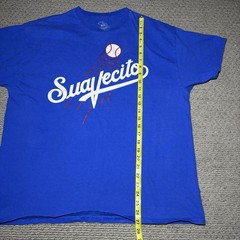 Men’s Suavecito LA Stadium Tee Shirt , LA Dodgers Blue Size XL