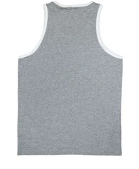 adidas Men’s Badge Of Sport Logo Graphic Tank Grey Heather White-Small