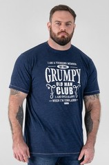 D555 GRUMPY OLD MAN CLUB T SHIRT – KHAKI BIG SIZE 2XL 3XL 4XL 5XL 6XL