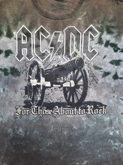 acdc t shirt vintage L