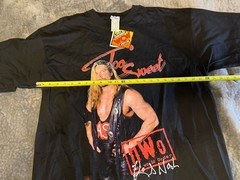 Vintage WCW Kevin Nash Shirt Mens 2XL Black Wrestling NWO Too Sweet 90s NWT