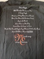 Size Small Mariah Carey Merry Christmas Black T-Shirt NEW SEE PHOTOS