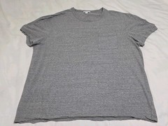 JAMES PERSE Standard Light Heather Gray Pocket Short Sleeve Tshirt 4 Made JAPAN