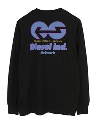 Diesel T-Just-LS-E4 Men’s M Black Long Sleeve Round Neck Shirt MSRP 80