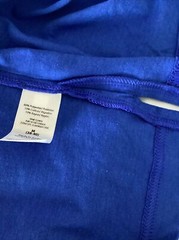 ATHLETIC WORKS DRIWORKS BLUE FIRE TRI BLEND MUSCLE Tank Sz M*