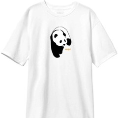 Enjoi Apparel Classic Panda Short Sleeved White MEDIUM