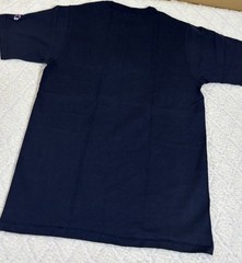 Vintage Champion Big Logo Embroidered Blue Shirt Size M