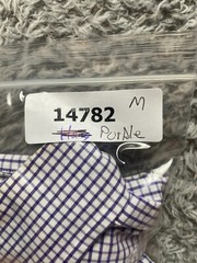 Ralph Lauren Shirt Adult Large Purple Blake Grid Checkered Red Pony Casual Mens