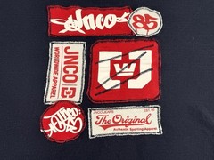 Vintage JNCO Jeans T-Shirt Mens XL Blue Red Apparel Grunge Skater Y2K Rap Tee