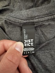 District Perfect Tri Men’s Size S Gray Charcoal Religious T-Shirts Lot