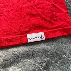 Diamond Supply Co X Primitive Grizzly Red Short Sleeve Tee L