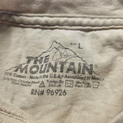 The Mountain Fairy Graphic T-Shirt Brown Size L Cotton Knit.