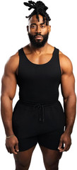 Men’s Cotton Spandex Tank Tops Ribbed Fabric Comfortable Durable Beaters