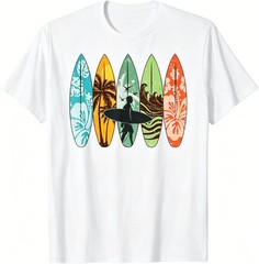 Surfboarder Hawaii Wave Surfing Surfboard Lover Beach Surfer T-Shirt