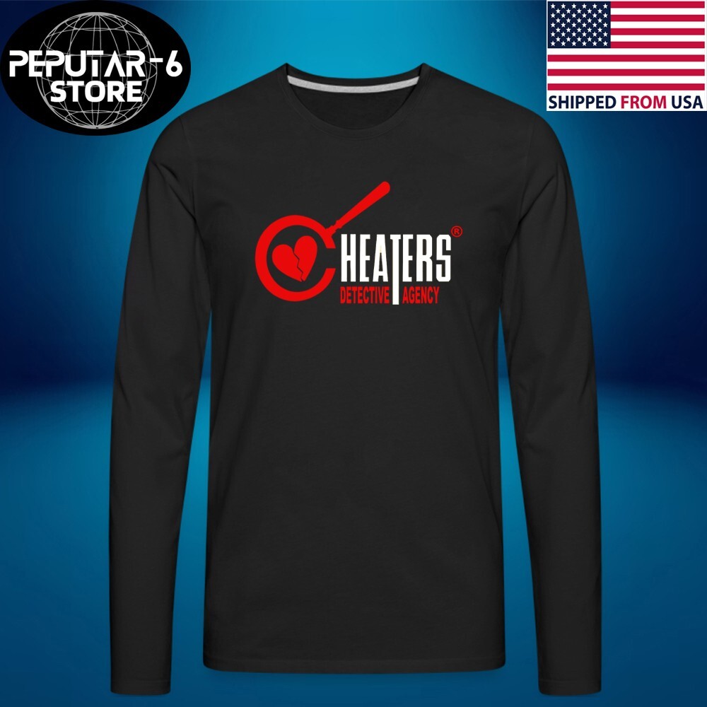 Cheaters Detective Agency TV Show Men’s Black Size S-3XL