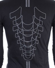 $99 TRUE RELIGION Black MOTO PUFF Horseshoe Long Sleeve Designer Graphic T-shirt