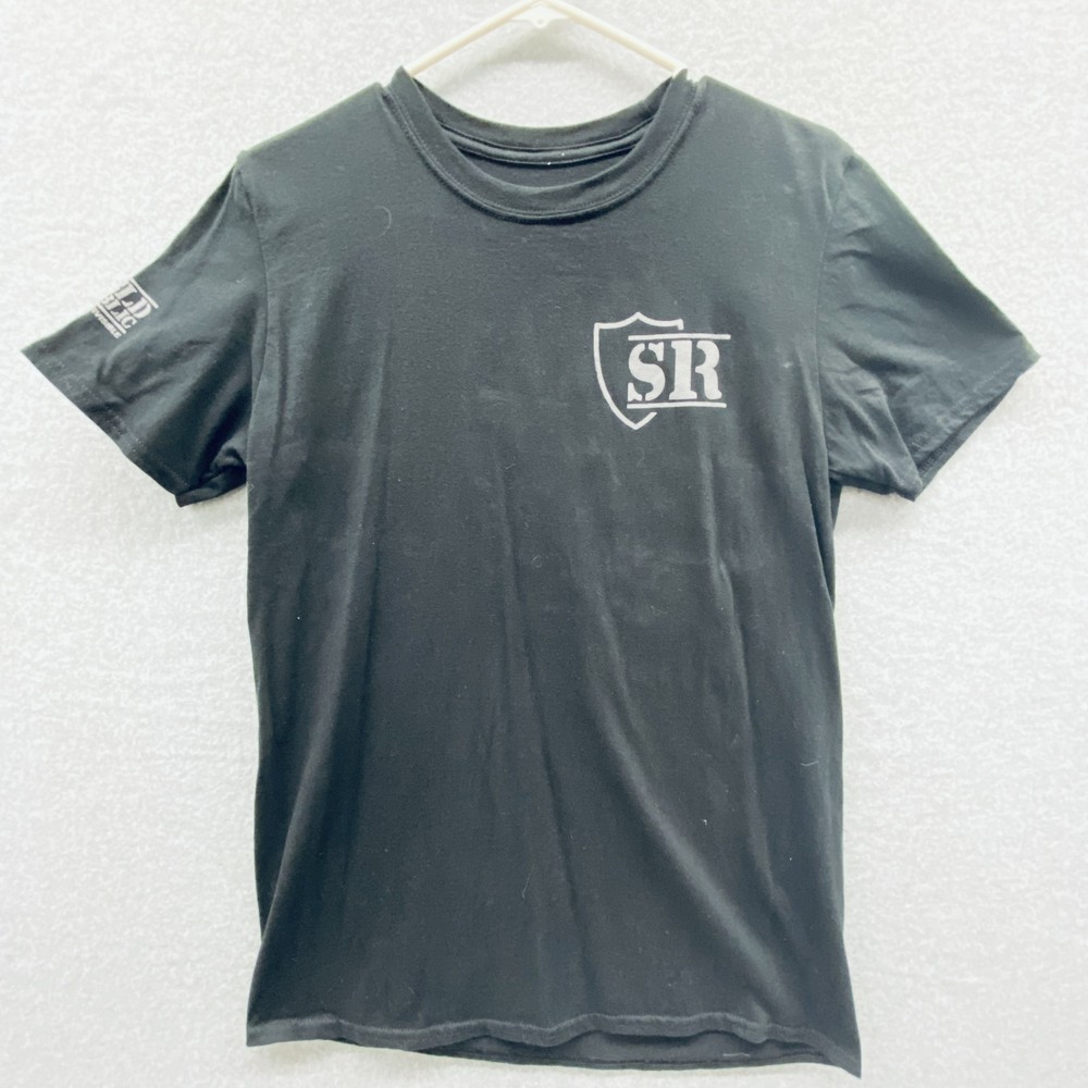 Shield Republic Shirt Mens Medium Black High Speed Wireless Graphic Tee Cotton