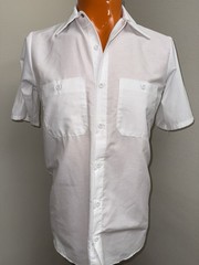 Grease Greased Lightning 1978 Movie Work Shirt Uniform Red Kap Men’s Size Small