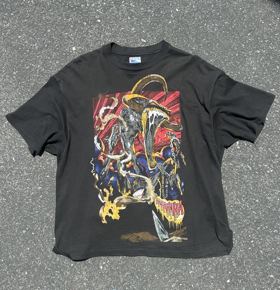 VTG Rare Peyote VIOLATOR SPAWN Mexican Bootleg XL T-Shirt marvel comic image