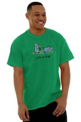 Life is Crap Porta Funny Sucks Bathroom Fail Womens or Mens Crewneck T Shirt Tee
