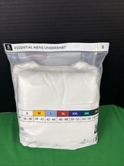 Member’s Mark Men’s 6 Pack Essential Undershirt Size S White