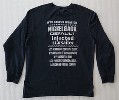 2002 MTV Campus Invasion LARGE Tour Shirt Nickelback Default Injected Starsailor