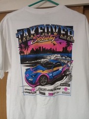 Box Set Mens Boxset Takeover Society Car Graphic White Shirt Men’s Size XL Used