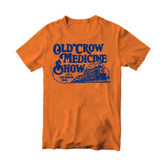 Old Crow Medicine Show Southbound Train Tee Shirt Orange Unisex S-5XL EM1348