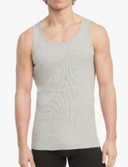3 TOMMY HILFIGER COTTON BLACK GRAY WHITE RIBBED TANK TOP S M L XL XXL T-SHIRTS