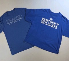 Lot 10 Men’s University of Kentucky Wildcats UK T-Shirts 2XL XXL Blue Gray