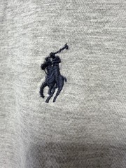 Vintage Polo Ralph Lauren Shirt Men’s Medium Gray Tee 90s USA fabric Pony