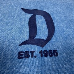 Disney Parks Disneyland Resort Spirit Jersey Blue Mineral Wash Long Sleeve S