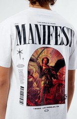 Pacsun Manifest Oversized White T-Shirt Size Medium New