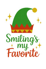 Christmas Party T-Shirt Buddy Elf Smiling’s My Favorite Size S,M,L,XL,2X