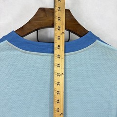 Icebreaker Cool Lite Shirt Mens XXL Blue Mesh Tee Breathable Lightweight Stretch