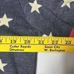 Little Mountain Print Shoppe ‘Murica T-Shirt USA Patriotic Soft Tri-Blend Large
