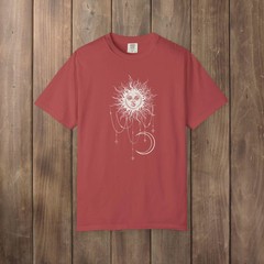 Widow’s Bay Patricia’s Shirt Celestial Sun Crescent Moon BOHO Comfort Colors Tee